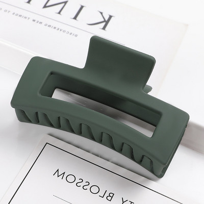 2022 Jednoduché kórejské Morandi veľké vlasové pazúry Elegantné sponky do vlasov Barrettes Krabie sponky do vlasov Pokrývky hlavy pre ženy a dievčatá Vlasové doplnky