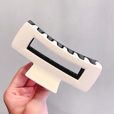 2022 Jednoduché kórejské Morandi veľké vlasové pazúry Elegantné sponky do vlasov Barrettes Krabie sponky do vlasov Pokrývky hlavy pre ženy a dievčatá Vlasové doplnky