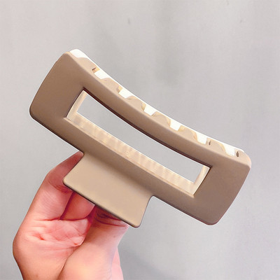 2022 Jednoduché kórejské Morandi veľké vlasové pazúry Elegantné sponky do vlasov Barrettes Krabie sponky do vlasov Pokrývky hlavy pre ženy a dievčatá Vlasové doplnky