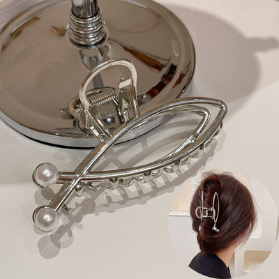 Kovové sponky do vlasov pre ženy, vintage nepravidelné geometrické sponky do vlasov, čelenka s krabom v kúpeľni, dievčenské vlasové doplnky