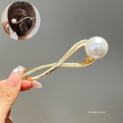 Kovové sponky do vlasov pre ženy, vintage nepravidelné geometrické sponky do vlasov, čelenka s krabom v kúpeľni, dievčenské vlasové doplnky