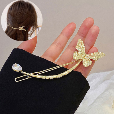 Kovové sponky do vlasov pre ženy, vintage nepravidelné geometrické sponky do vlasov, čelenka s krabom v kúpeľni, dievčenské vlasové doplnky