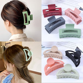 Модни акрилни нокти за коса Щипки за коса за жени Момичета Корейски фиби с голям размер Шноли Раци Модерни шапки Аксесоари за коса