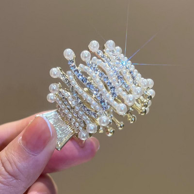 Nou strasuri stralucitoare agrafa pentru gheare de par Cochie de cap pentru femei, fete, bijuterii de par, coada de cal eleganta, agrafa, cleme de par, cadouri