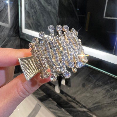 Nou strasuri stralucitoare agrafa pentru gheare de par Cochie de cap pentru femei, fete, bijuterii de par, coada de cal eleganta, agrafa, cleme de par, cadouri