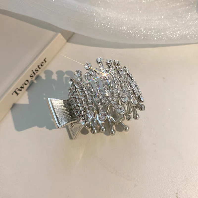 Nou strasuri stralucitoare agrafa pentru gheare de par Cochie de cap pentru femei, fete, bijuterii de par, coada de cal eleganta, agrafa, cleme de par, cadouri