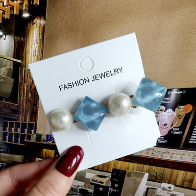 2022 de moda coreeană femei fete perle cristal agrafe laterale bijuterii de păr noi pălărie geometrice accesorii de păr barete