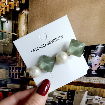 2022 de moda coreeană femei fete perle cristal agrafe laterale bijuterii de păr noi pălărie geometrice accesorii de păr barete