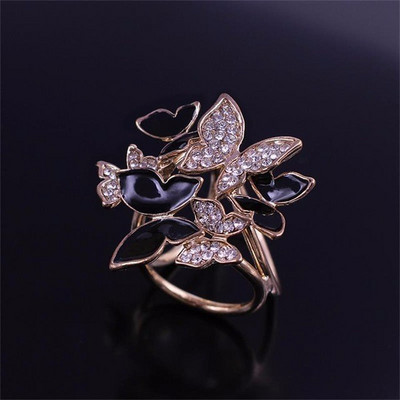 Broșă cu flori de modă pentru eșarfă cu cataramă buchet de cristal de lux cu strasuri pentru eșarfe pentru femei, bijuterii de Crăciun, dropshipping