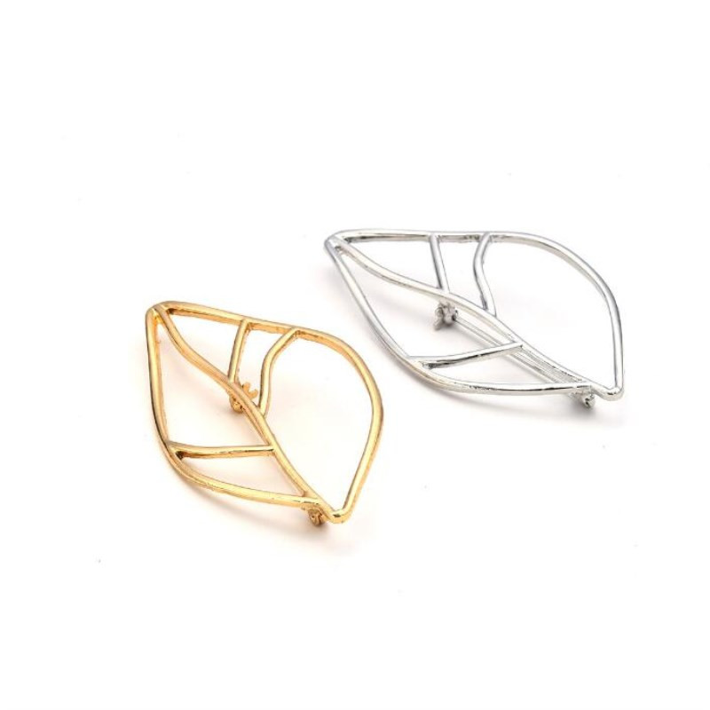 Timlee X165 New Simple Temperamental Leaf Moon Alloy Bros Pins Fashion Jewelry Veleprodaja.