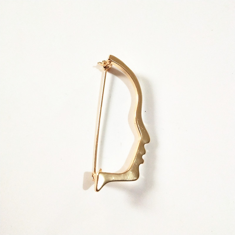 Timlee X165 New Simple Temperamental Leaf Moon Alloy Bros Pins Fashion Jewelry Veleprodaja.