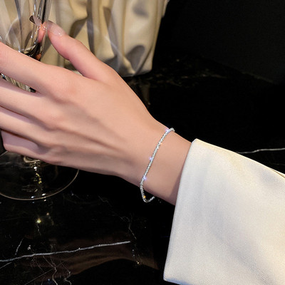 gleznă strălucitoare 2022, temperament de vară, design de nișă de lux, sclipitor, plajă înstelată, brățară, colier, bijuterii, cadou