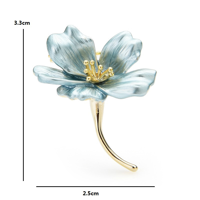 Wuli&baby cvjetni broševi od emajla za žene 3-bojna vjenčanja banketi uredski broševi igle darovi