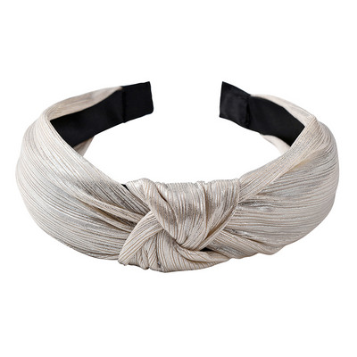 Curele de păr late din bumbac înnodate de culoare solidă pentru femeiTurban tricotat la modă Cerc de păr lat și simplu Accesorii de păr pentru fete Crăciun pentru cap