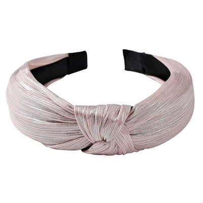 Curele de păr late din bumbac înnodate de culoare solidă pentru femeiTurban tricotat la modă Cerc de păr lat și simplu Accesorii de păr pentru fete Crăciun pentru cap