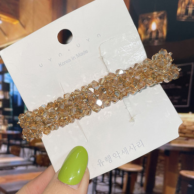 Modne kristalne proljetne kopče za kosu Igle Ručno izrađene perle Ukosnice za kosu za žene Djevojke Modni jednostavni dodaci za kosu Pokrivala