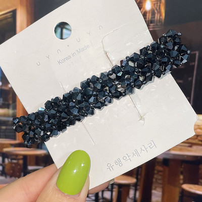 Modne kristalne proljetne kopče za kosu Igle Ručno izrađene perle Ukosnice za kosu za žene Djevojke Modni jednostavni dodaci za kosu Pokrivala