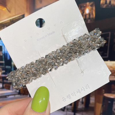 Modne kristalne proljetne kopče za kosu Igle Ručno izrađene perle Ukosnice za kosu za žene Djevojke Modni jednostavni dodaci za kosu Pokrivala