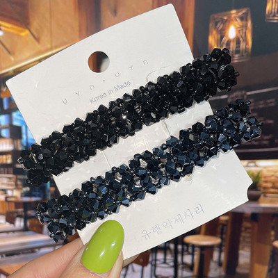 Modne kristalne proljetne kopče za kosu Igle Ručno izrađene perle Ukosnice za kosu za žene Djevojke Modni jednostavni dodaci za kosu Pokrivala