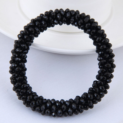 Žene Djevojke Elegantne kristalne elastične trake za kosu Slatki ukrasi za kosu Traka za glavu Gumica Modni dodaci za kosu Držač za rep