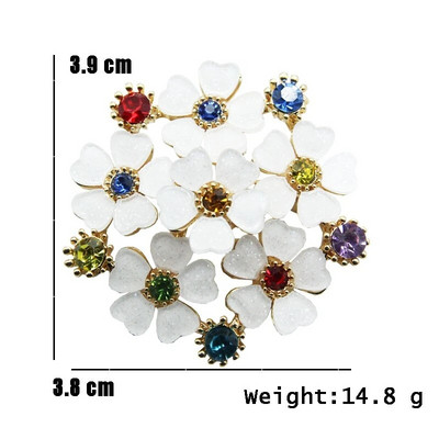 Kreativni literarni ljubičasta hortenzija biljka cvijet broš Ženska zapadnjačka igla džemper broš dodaci