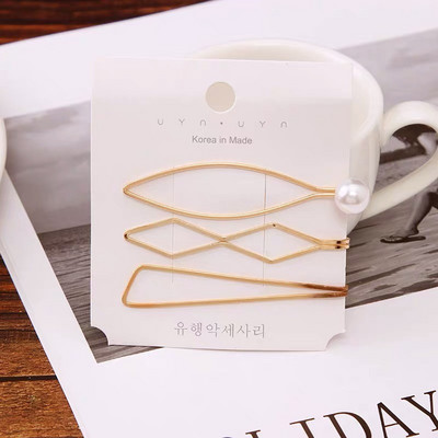 1 set modnih ženskih djevojaka Elegantne biserne kopče za kosu Slatka pokrivala za glavu Ukosnice Ukosnice Traka za glavu Dodaci za kosu Ukrasi za kosu