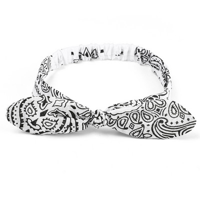 Boho Naiste Pehme Solid Print Peapaelad Uued Vintage Cross Knot Elastsed Juuksepaelad Turban Bandanas Tüdrukutele Juuksed Käed Juukseaksessuaarid