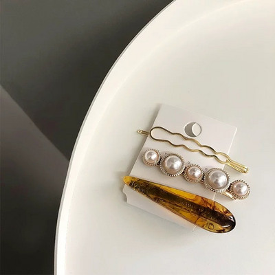 Ukosnice s korejskim biserom Set kopči za žene Modne akrilne ukosnice Poklon za ukosnice Dodaci Vjenčani nakit Drška za kosu