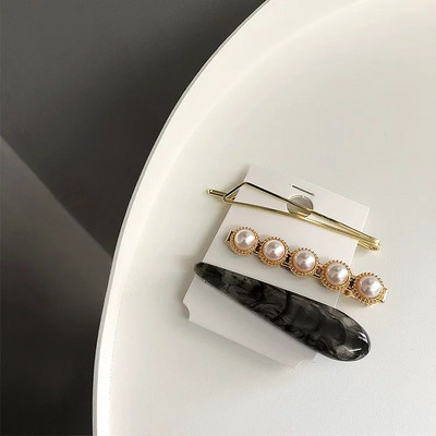 Ukosnice s korejskim biserom Set kopči za žene Modne akrilne ukosnice Poklon za ukosnice Dodaci Vjenčani nakit Drška za kosu