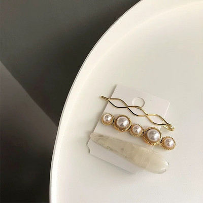 Ukosnice s korejskim biserom Set kopči za žene Modne akrilne ukosnice Poklon za ukosnice Dodaci Vjenčani nakit Drška za kosu