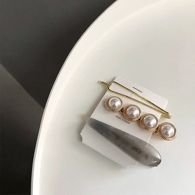 Ukosnice s korejskim biserom Set kopči za žene Modne akrilne ukosnice Poklon za ukosnice Dodaci Vjenčani nakit Drška za kosu