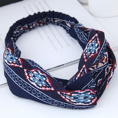 2022 Slatke elastične trake za glavu s prugama za žene Djevojke Traka za kosu s cvjetnim printom Traka za kosu Bandane Traka za kosu Dodaci za pokrivala