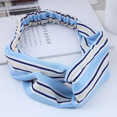2022 Slatke elastične trake za glavu s prugama za žene Djevojke Traka za kosu s cvjetnim printom Traka za kosu Bandane Traka za kosu Dodaci za pokrivala