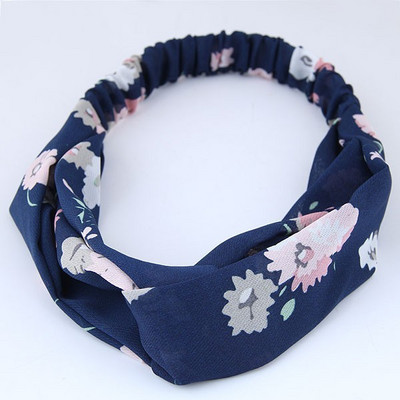2022 Slatke elastične trake za glavu s prugama za žene Djevojke Traka za kosu s cvjetnim printom Traka za kosu Bandane Traka za kosu Dodaci za pokrivala