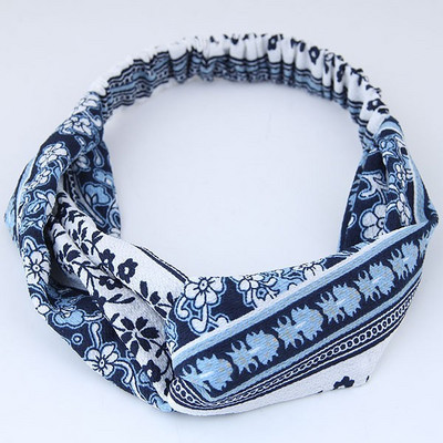2022 Slatke elastične trake za glavu s prugama za žene Djevojke Traka za kosu s cvjetnim printom Traka za kosu Bandane Traka za kosu Dodaci za pokrivala