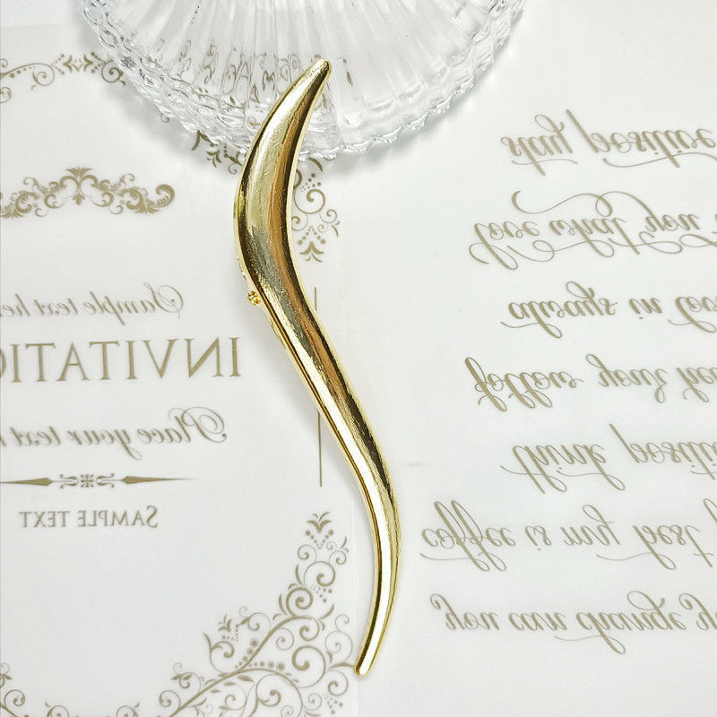 Agrafe cu gheare de păr din metal cu model S pentru femei Cleme de păr geometrice de epocă Bentita de crab de baie Agraf de păr Accesorii de păr pentru fete