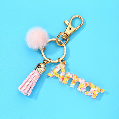 Breloc cu litere „dragoste” colorat, cu paiete, cadou iubitor pentru bărbați, femeie, geantă romantică, accesoriu pandantiv