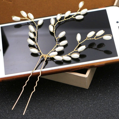 2019 Accesorii pentru păr de nuntă la modă Bandă de mireasă pentru domnișoară de onoare Nuntă Ace de păr cu perle Charm făcut manual Livrare gratuită