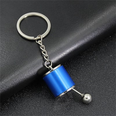 Autó sebességváltó kulcstartók kézi sebességváltóhoz Fém hajtóműfej kulcstartók Autóbeszerelés Creative Charms kulcstartó
