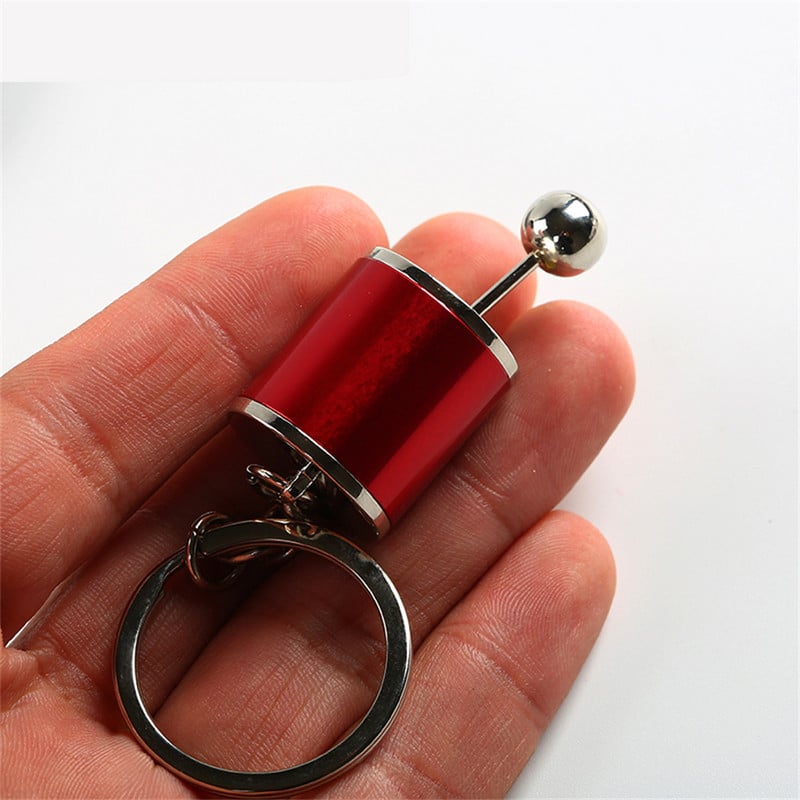 Autó sebességváltó kulcstartók kézi sebességváltóhoz Fém hajtóműfej kulcstartók Autóbeszerelés Creative Charms kulcstartó