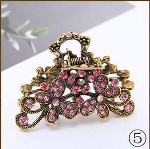 Nou creative femei geometrice gheare de păr fete cleme retro metal par crab agrafe de păr bentita ac accesorii de păr la modă