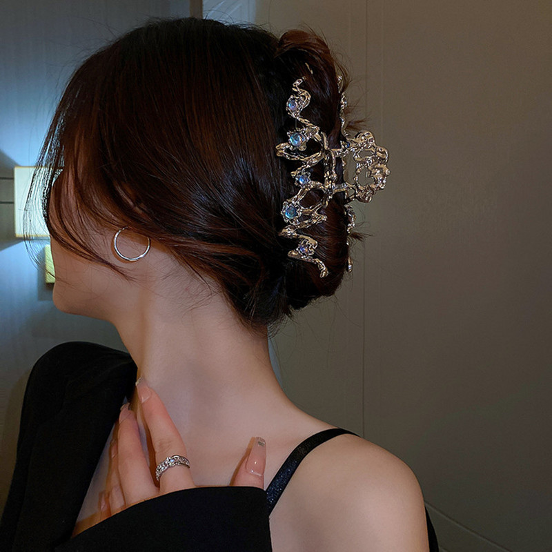 Nou creative femei geometrice gheare de păr fete cleme retro metal par crab agrafe de păr bentita ac accesorii de păr la modă