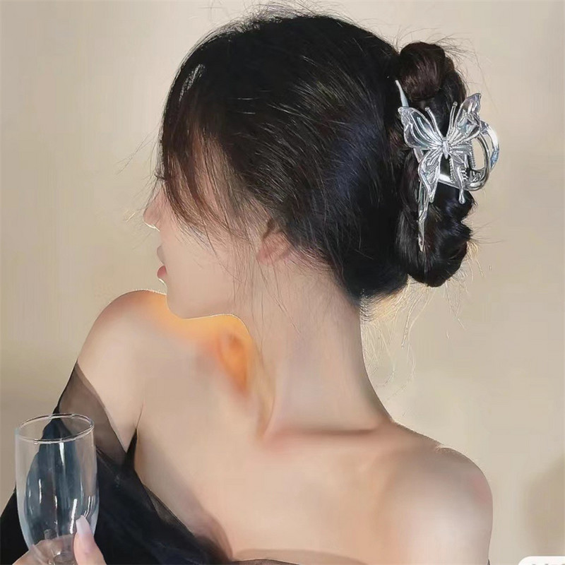 Agrafă de păr fluture în stil coreean de înaltă calitate, agrafă de vânt din metal, agrafă de rechin, accesorii de păr pentru femei
