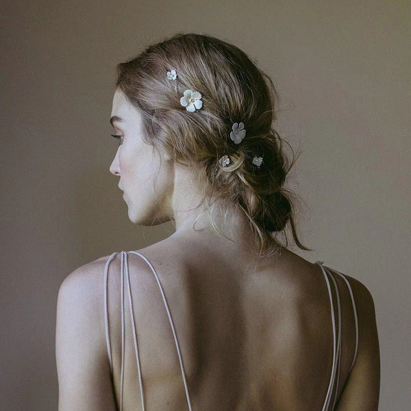 5 buc. Accesorii pentru păr pentru femei, agrafă de păr cu flori de prune, ace de păr pentru fete, accesorii pentru păr de nuntă, dulci, pentru păr