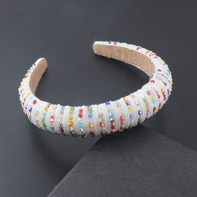 Catwalk, personalitate de lux, culoare, bandă cu strasuri, noua moda baroc, cu margele de cristal, bentită pentru femei 702