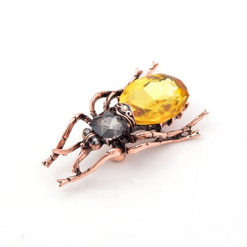 CINDY XIANG Διαθέσιμα 3 χρώματα Crystal Large Beetle καρφίτσες για γυναίκες Μόδα Vintage κόσμημα με καρφίτσα από έντομα Καλό δώρο