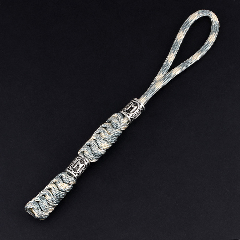 Charms Viking Rune Bead Kiegészítők Kulcstartó kültéri túlélő készlet Ejtőernyős zsinór kulcstartó Lucky Jewelry Autós Kulcs Kés Zsinórok