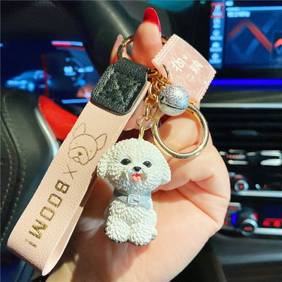 Creativ, drăguț, pluș, buldog francez, brelocuri pentru câini, pentru femei cu inimă bună, geantă la modă, pandantive cu animale, accesorii, bijuterii