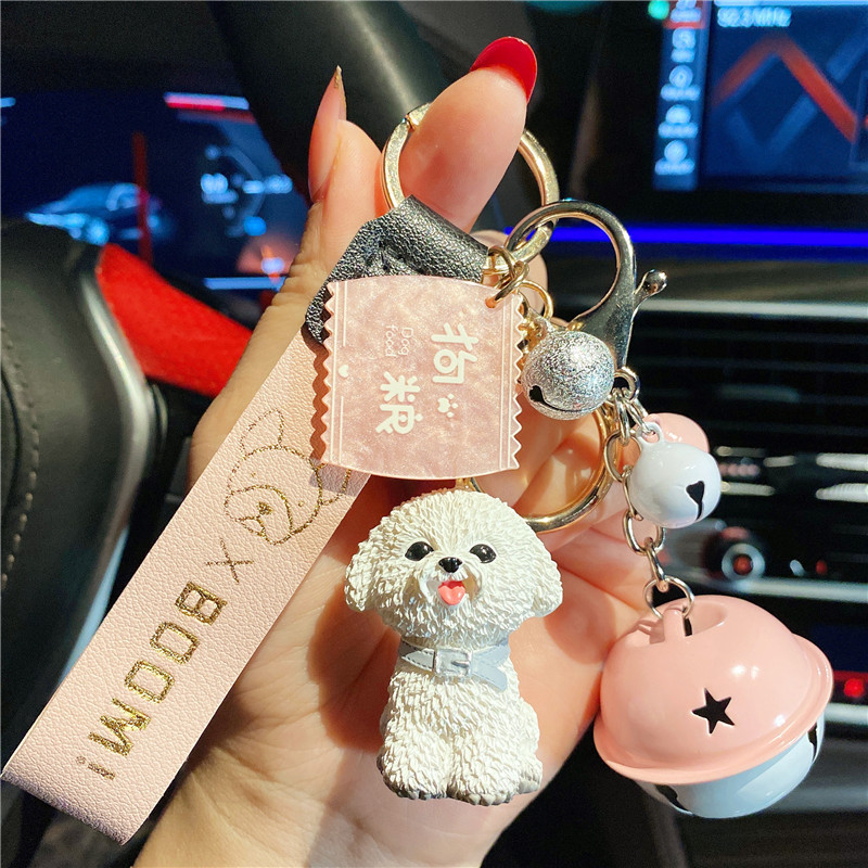 Creativ, drăguț, pluș, buldog francez, brelocuri pentru câini, pentru femei cu inimă bună, geantă la modă, pandantive cu animale, accesorii, bijuterii