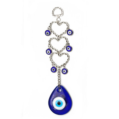 EVIL EYE aliaj Fatima mână bufniță fluture sticlă albastru turcesc Evil Eye pandantiv pentru agățat perete decor pentru casă living mașină